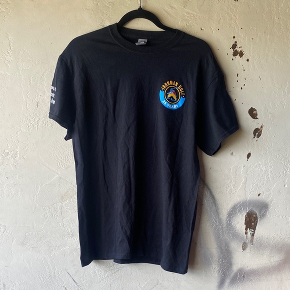 Gildan Other - Gildan Black Tee with Colorful Graphic